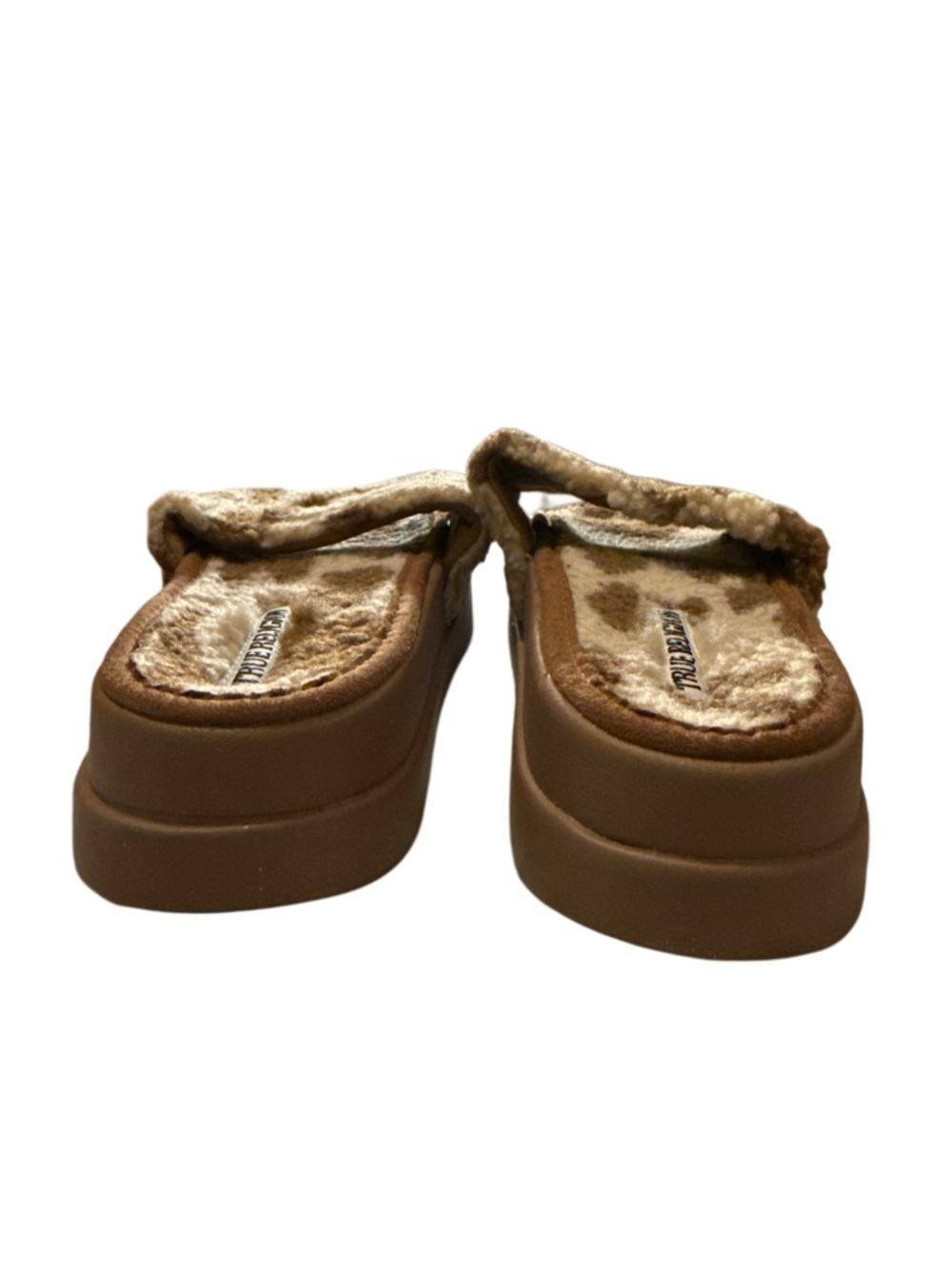 TRUE RELIGION LAMIA CHEETAH SLIDES NWOT - Picture 2 of 4